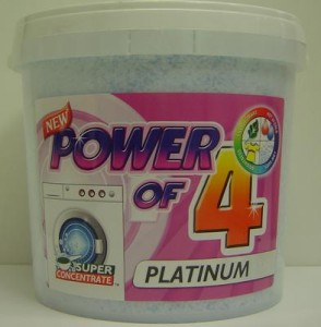 Power of 4 Front Loader Laundry Washing Powder