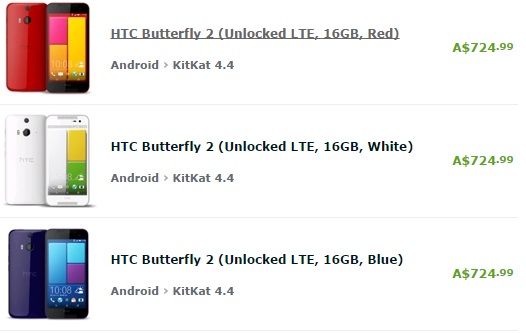 HTC Butteryfly 2