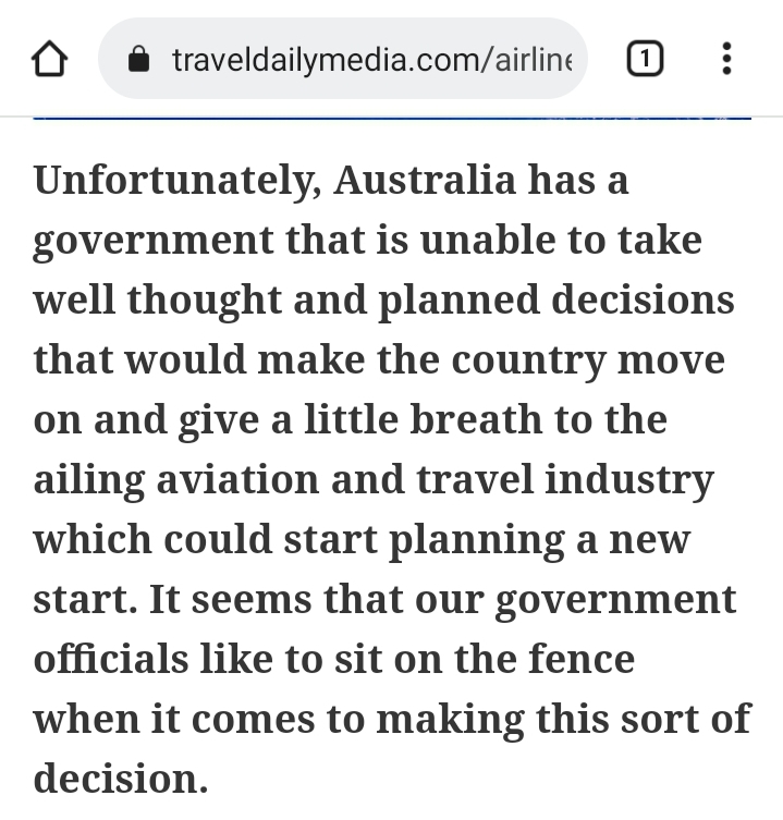 Australia has a government that is unable