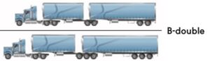 This is a B-double truck.