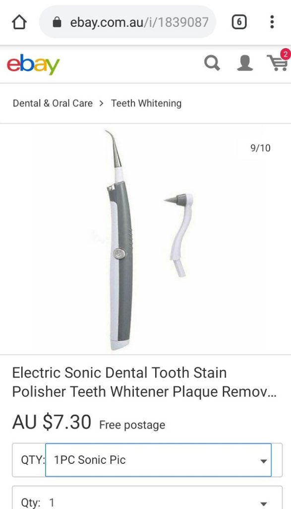 Ebay Sonic Dental 3rd advert
