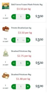 Potato Prices 2019