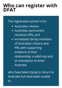 Who can register with DFAT