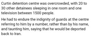 overcrowded detention centre